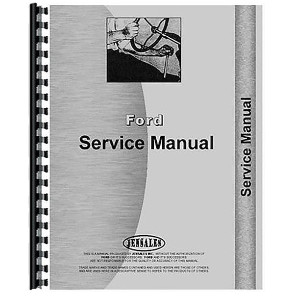 Aftermarket Service Manual for FO S FW20 Fits Ford FW20 FW30 FW40 FW60 4 Wheel Drive Tractor RAP119328 - main